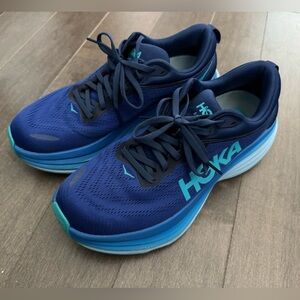 HOKA - Bondi 8 in men’s size 10 in Bellweather Blue colour - excellent condition